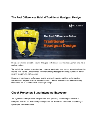 The Real Differences Behind Traditional Headgear Design