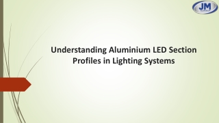 Understanding Aluminium LED Section Profiles in Lighting Systems