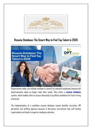 Resume Database: The Smart Way to Find Top Talent in 2026