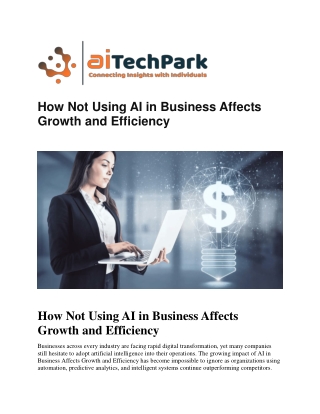 AI in Business Affects Growth and Efficiency for Customer Experience