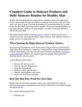 Neo Genesis HealthcareNext-Generation Skin Solutions