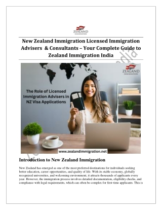New Zealand Immigration Licensed Immigration Advisers