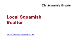 Local Squamish Realtor - www.squamishreporter.com