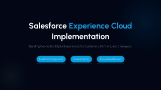 Salesforce Experience Cloud Implementation Services