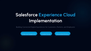 Salesforce Experience Cloud Implementation Services