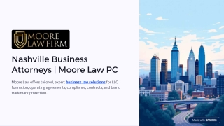 Business lawyer nashville TN