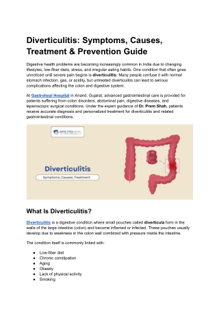 Diverticulitis_ Symptoms, Causes, Treatment & Prevention Guide