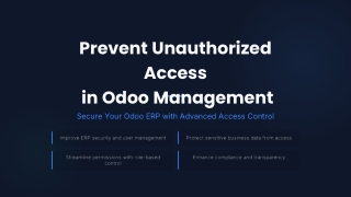 Prevent Unauthorized Access in Odoo Management
