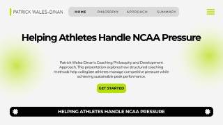 Patrick Wales-Dinan: Building Champions Through Coaching