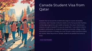 How to apply for Canada Study Visa from Qatar?