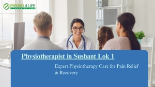 Physiotherapist in Sushant Lok 1