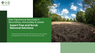 Site clearance in Roundhay, Alwoodley, Leeds