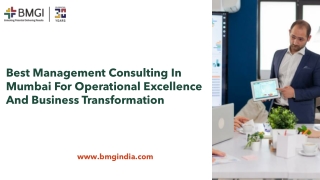 Best Management Consulting in Mumbai for Operational Excellence and Business Transformation