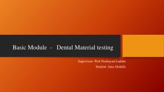 dental material testing methods
