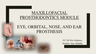 Maxillofacial module