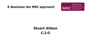 E-Business the MRC approach