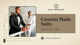 Stylish Wedding Suits for Men for Every Occasion | DonMorphy