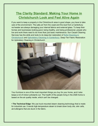 The Clarity Standard Making Your Home in Christchurch Look and Feel Alive Again