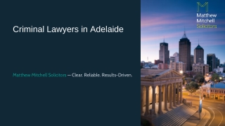 Criminal Lawyers