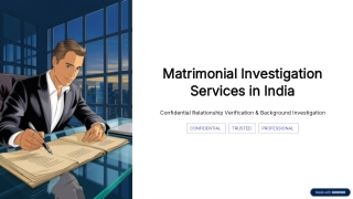 Trusted Matrimonial Detective Services for Secure Relationships