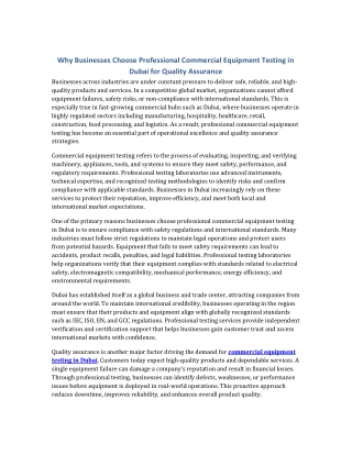 Commercial_Equipment_Testing_Dubai_Quality_Assurance