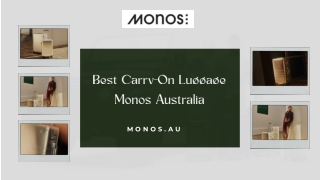 Best Carry-On Luggage  Monos Australia