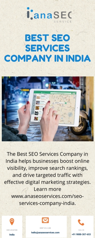Best SEO Services Company in India - www.anaseoservices.com