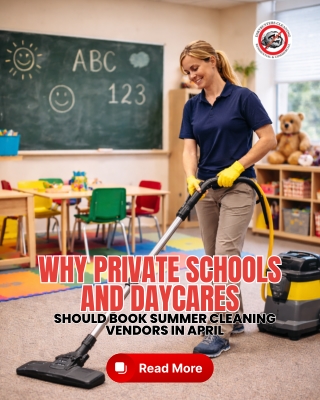 Why Private Schools and Daycares Should Book Summer Cleaning Vendors in April