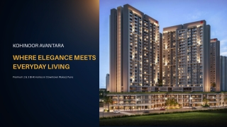 Kohinoor Avantara Wakad Pune – Luxury Apartments with Smart Connectivity