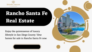 Realtor Rancho Santa Fe - Brizolis Janzen & Associates