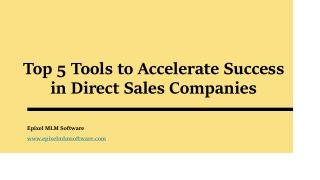 How MLM Companies Can Grow Faster with Smart Tools