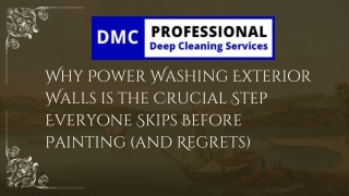 Why Power Washing Exterior Walls is the Crucial Step Everyone Skips Before Painting (and Regrets)