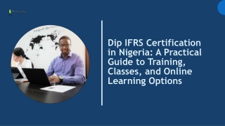 Dip IFRS Certification in Nigeria: A Practical Guide to Training, Classes, and O