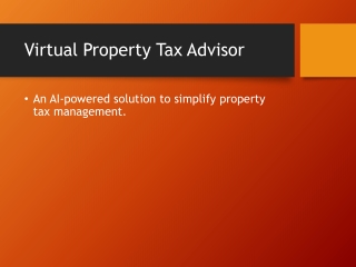 Virtual_Property_Tax_Advisor