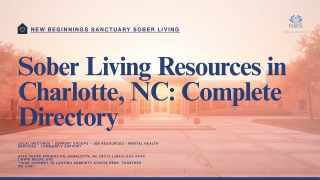 Sober Living Resources Directory Charlotte, NC