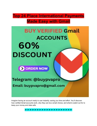 Top 24 Place International Payments Made Easy with Gmail