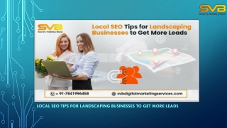 Local SEO Tips for Landscaping Businesses to Get More Leads