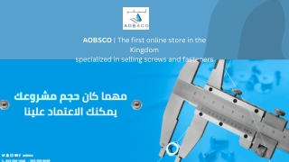 High-Quality Tapping Screw Solutions by AOBSCO for Strong Fastening
