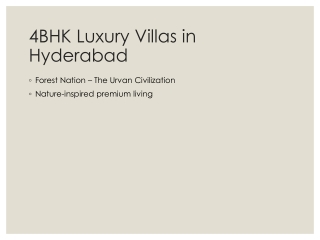 Forest_Nation_4BHK_Villas_Presentation