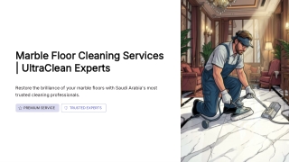 Marble Floor Cleaning Services | UltraClean Experts