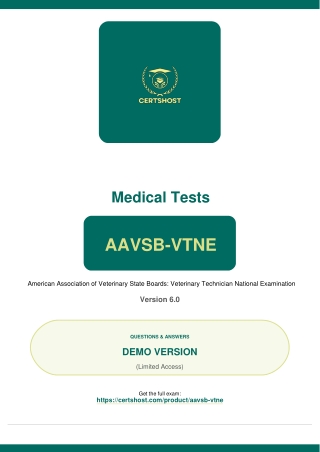 AAVSB-VTNE Questions Answers, Dumps PDF, Practice Test, Brain Dumps, Quiz