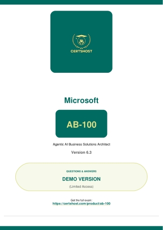 AB-100 Questions Answers, Dumps PDF, Practice Test, Brain Dumps, Quiz