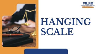 Hanging Scale- AWS Scales
