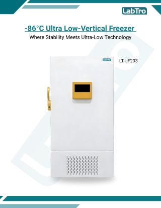 -86°C Ultra-Low Chest Freezer LT-UF301 - Biomedical freezer