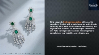Polki Earrings Online