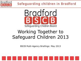 Working Together to Safeguard Children 2013