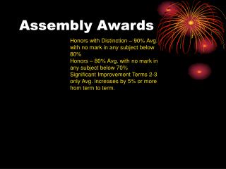 Assembly Awards