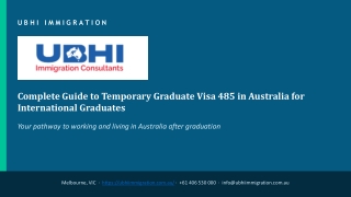 Complete Guide to Temporary Graduate Visa 485 in Australia for International Graduates