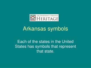 Arkansas symbols