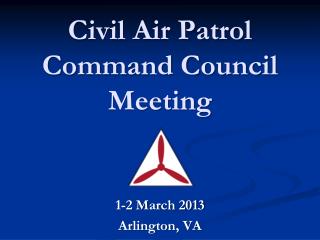 Civil Air Patrol Command Council Meeting
